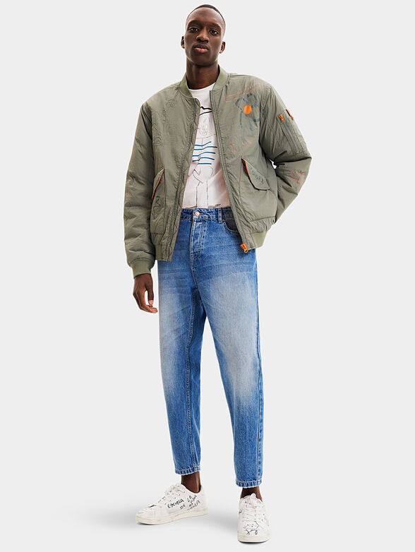 Bomber jacket with art details - 6