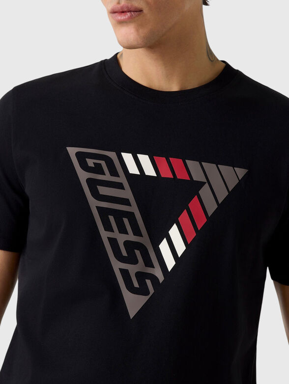 Cotton T-shirt with logo detail - 4
