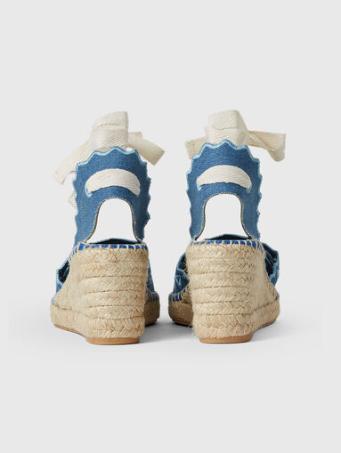 KAMINI black platform espadrilles - 3