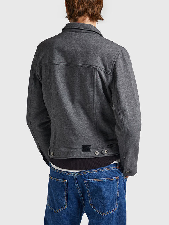 BRYSON grey cropped jacket - 3