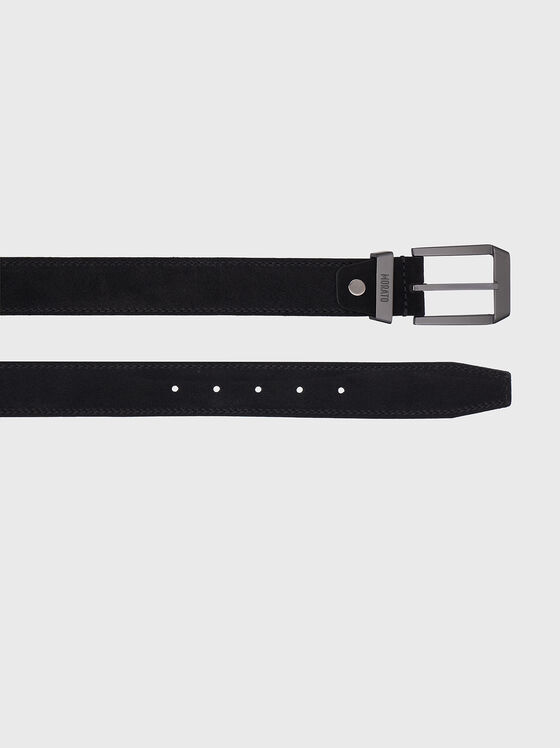 Black suede belt - 2