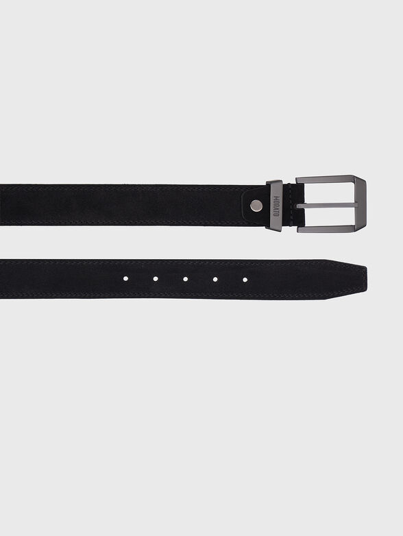 Black suede belt - 1