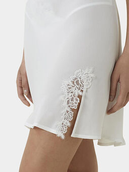 BRIDE DREAM chemise with embroidered details - 4