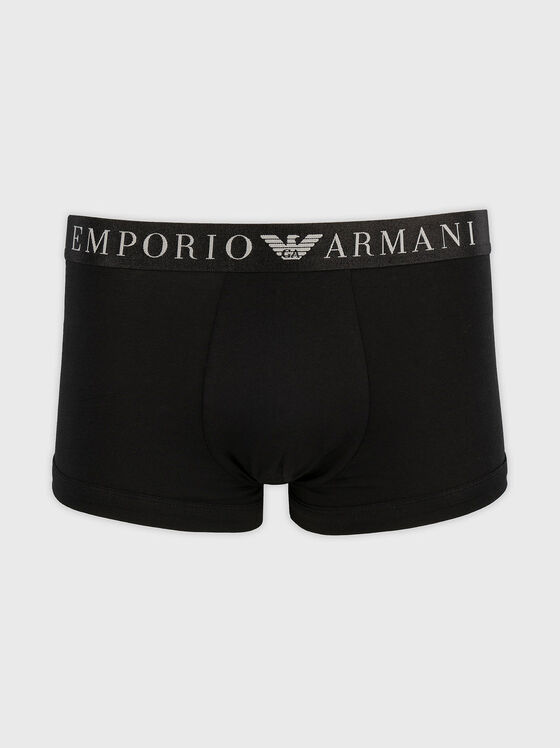 Black boxer with logo - 1