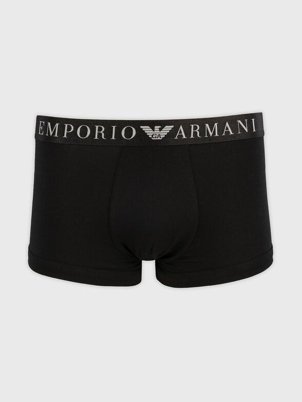 Black boxer with logo - 1