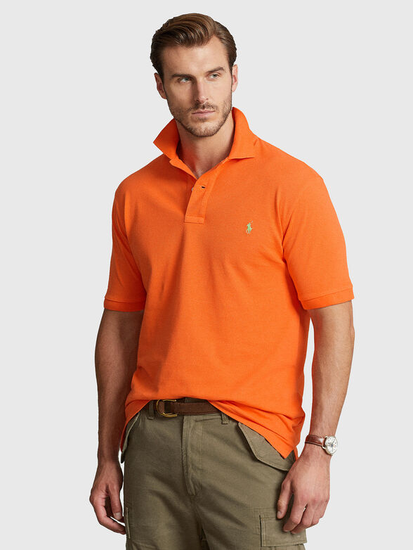 Polo-shirt in orange colour - 1