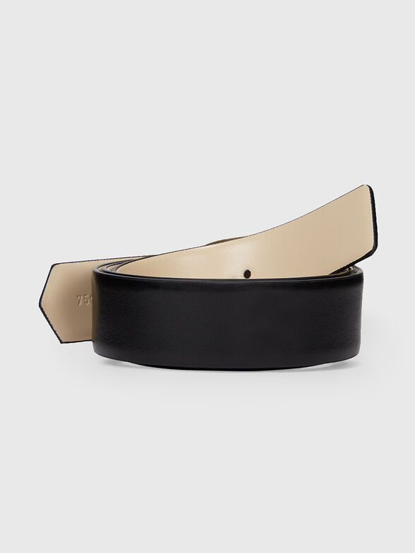 K/SIGNATURE leather belt - 2