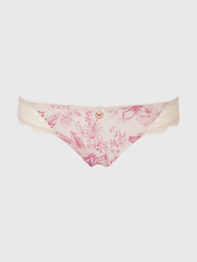 Lace bikini with print - 3
