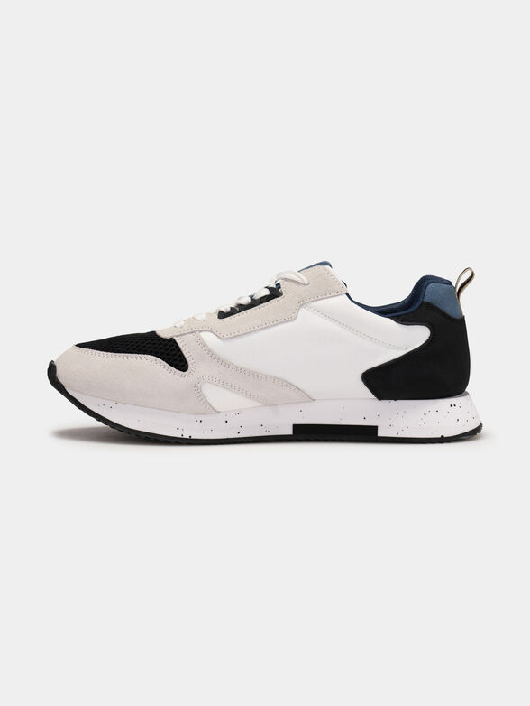 Sneakers with laces and multicolor accents - 4