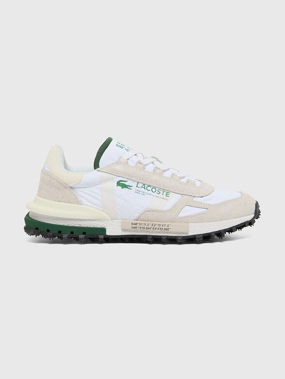 Suede and textile sneakers - 1