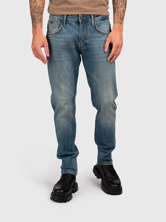 Дънки с избелен ефект - 1