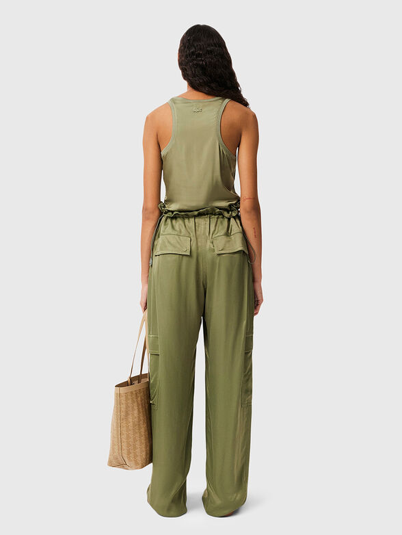 Cargo trousers in green - 2