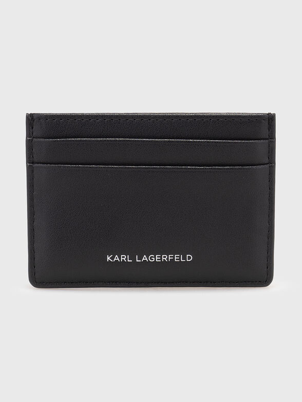 Leather cardholder with logo detail - 2