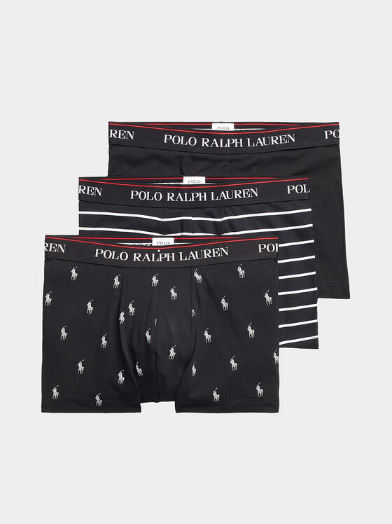 Set of three boxers in black color - 1