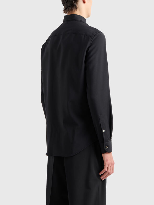 Black shirt with long sleeves - 1