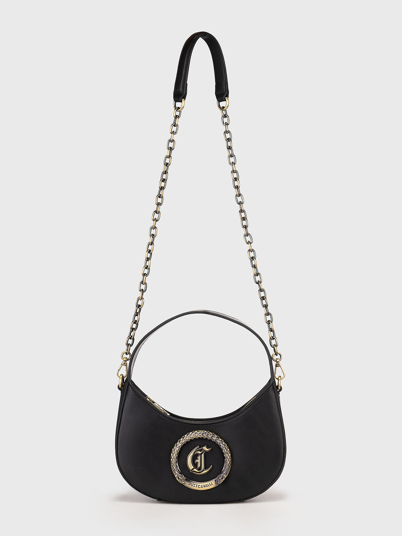 【特別送料無料！】 brand logo with bag Black Just Globalbrandsstore — Cavalli 矯正用品・補助ベルト