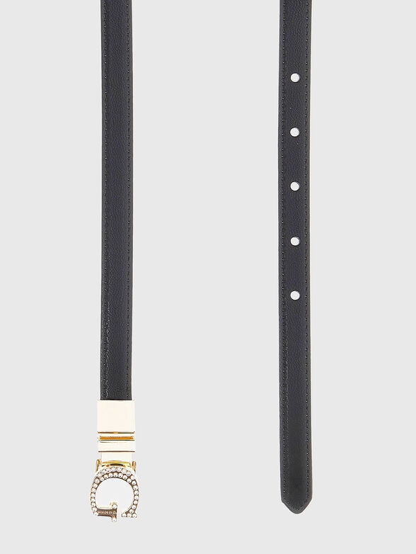 Doublefaced belt with logo buckle - 3