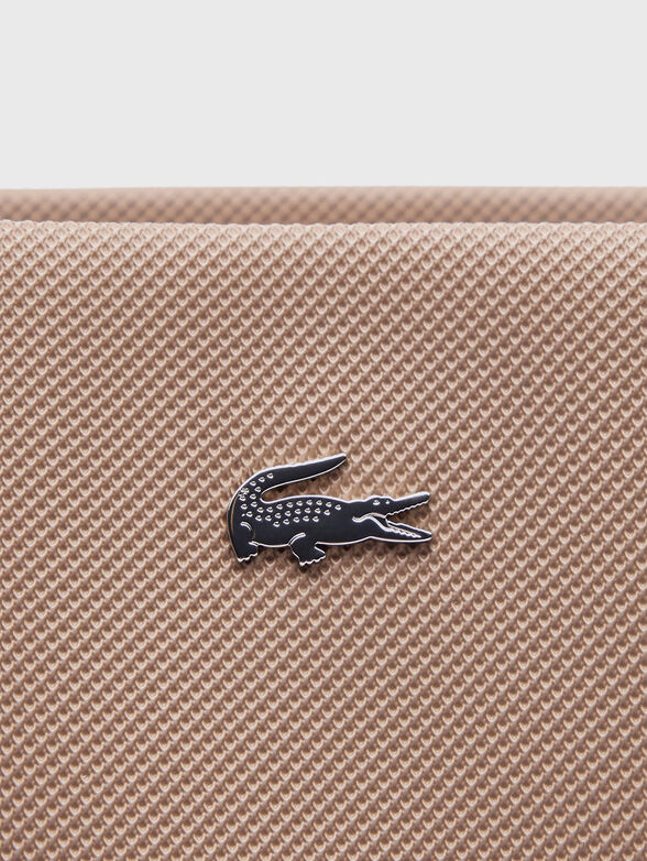 Beige bag with saffiano effect - 6