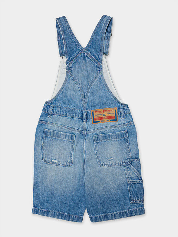 JFRAN-SH blue jumpsuit with ripped effect - 2