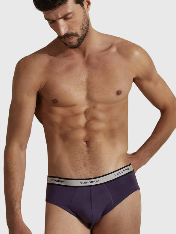 NEW FASHION COLOR briefs in black - 3