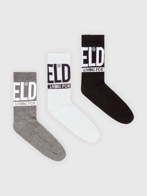 3-pack of socks with logo - 1