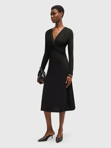 EULO midi dress with long sleeves - 5