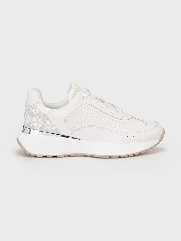ARI leather and textile sneakers - 1