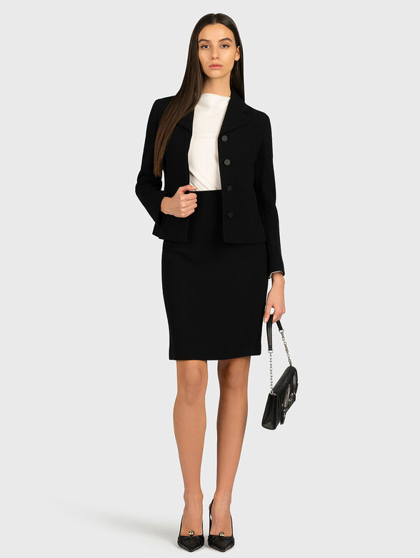 Pencil skirt in black color - 4
