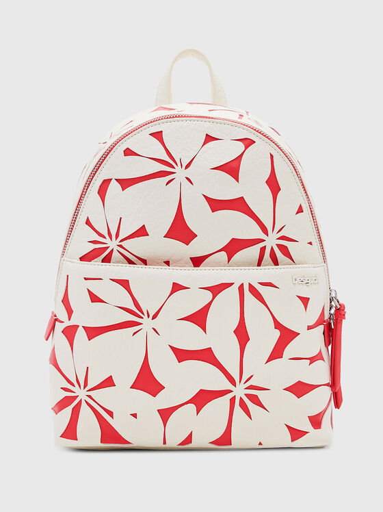 Backpack with floral details - 1