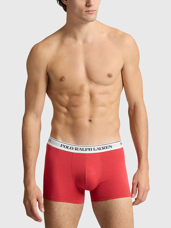 Set of three pairs of boxers with logo accents - 5