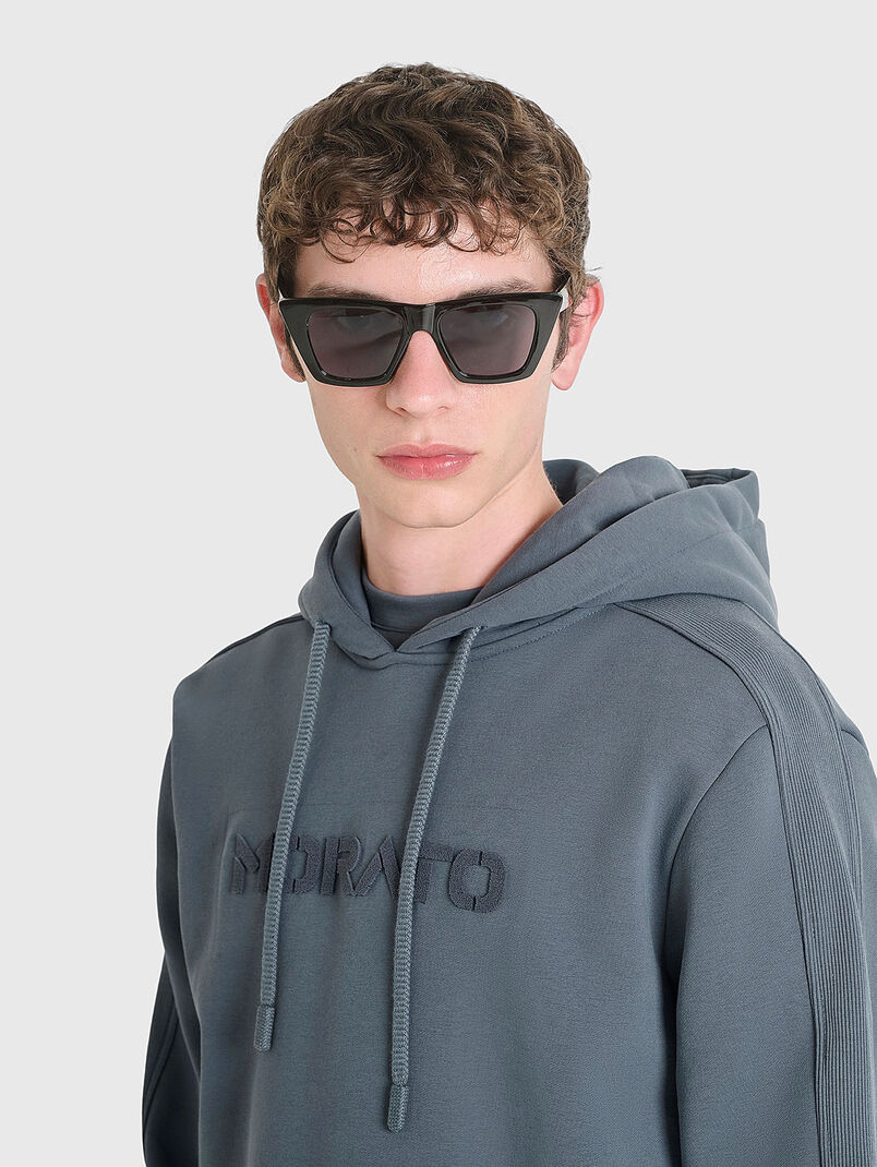 Cotton sweatshirt with logo - 3