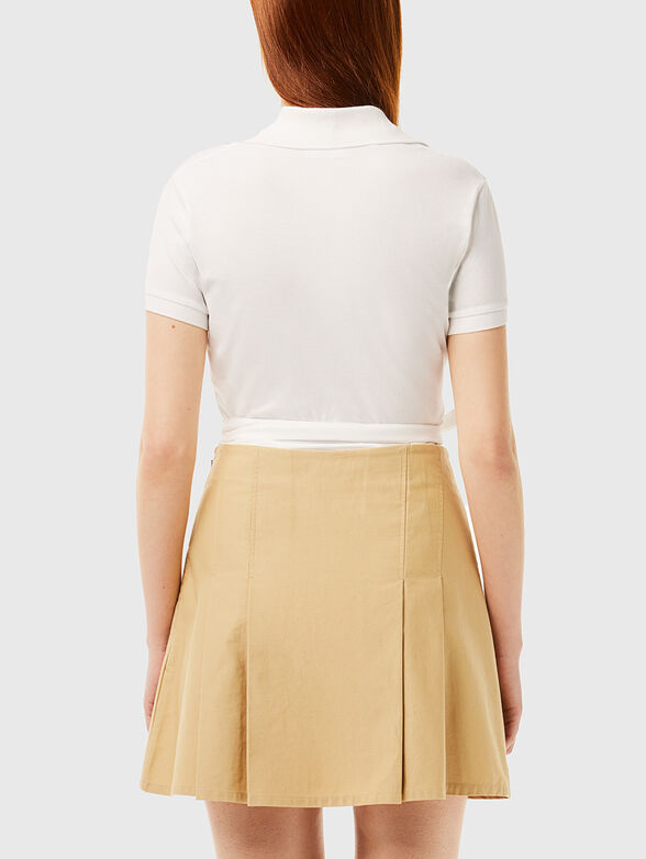 Black pique polo-shirt  - 3