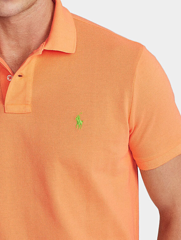 Polo-shirt in orange color - 3