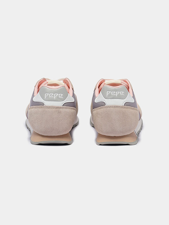 KLEIN ARCHIVE Combined running shoes in coral - 4
