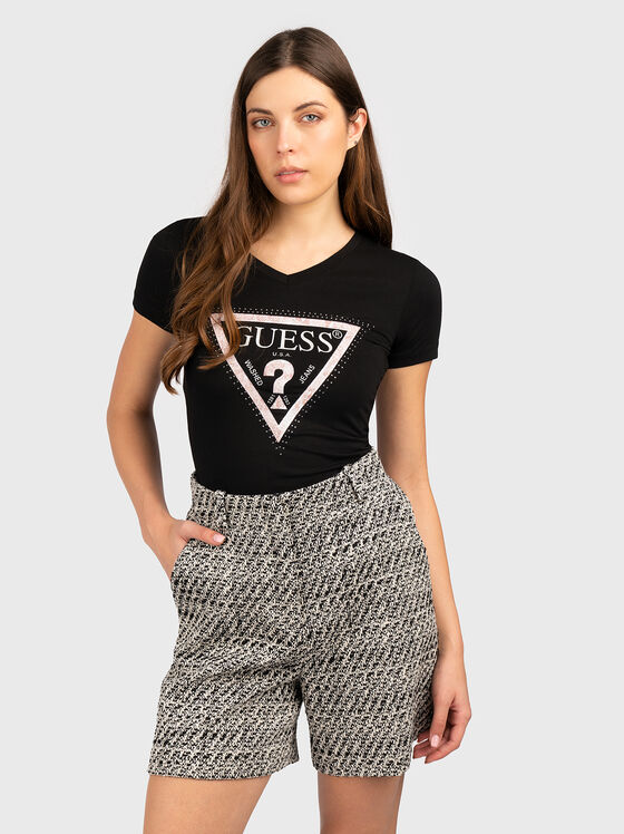 Тениска с акцентно лого - 1