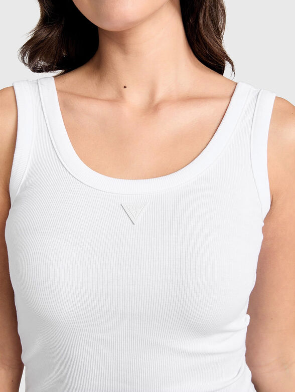 Cotton top with logo detail - 4