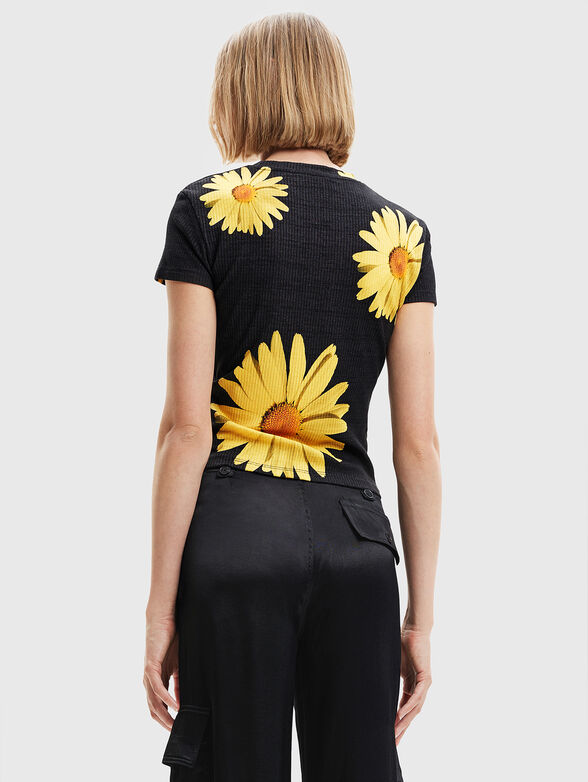 MARGA-LACROIX T-shirt with floral motifs - 3