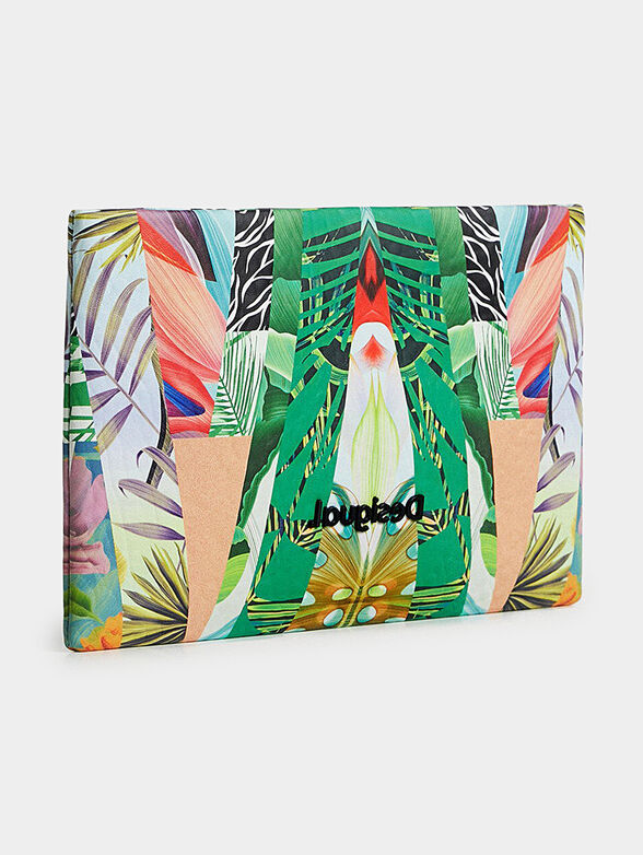 Wallet with tropical print - 2