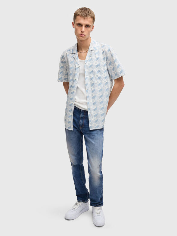 Slim fit jeans with with bleached effect - 4