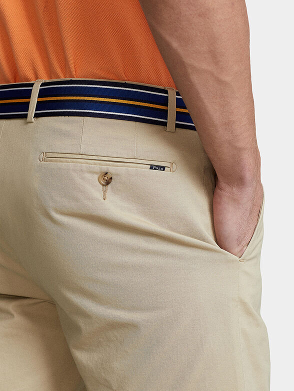 Shorts in beige color - 3