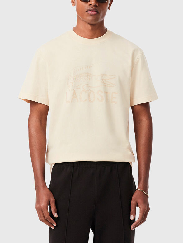 Cotton-blend T-shirt - 1