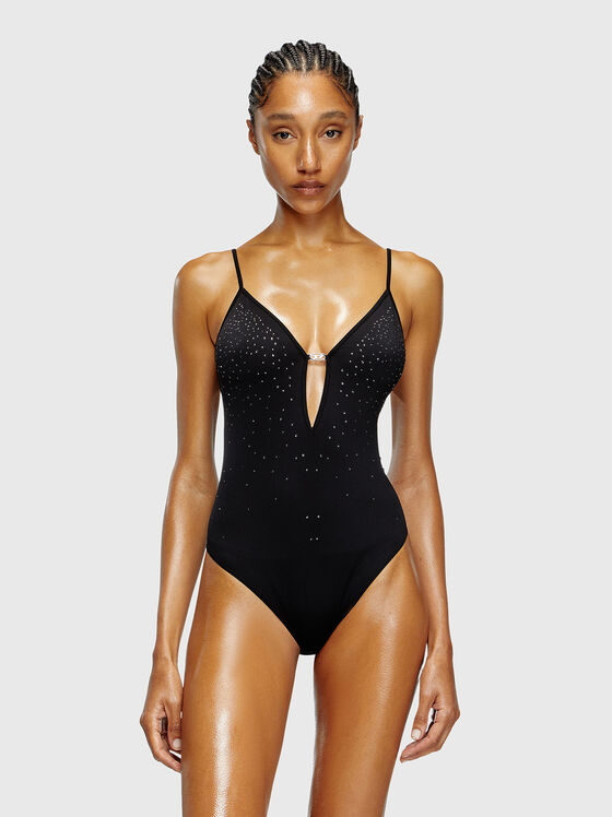 UFBY-OVAL-D bodysuit with rhinestones - 1