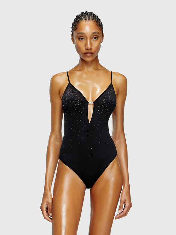 UFBY-OVAL-D bodysuit with rhinestones - 1