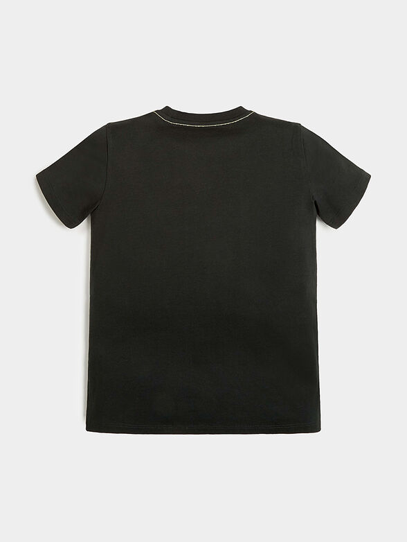 T-shirt with a triangular neon logo - 2