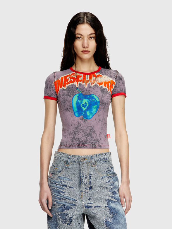 T-UNCUTIES-SHORT-Q1 cotton T-shirt - 1