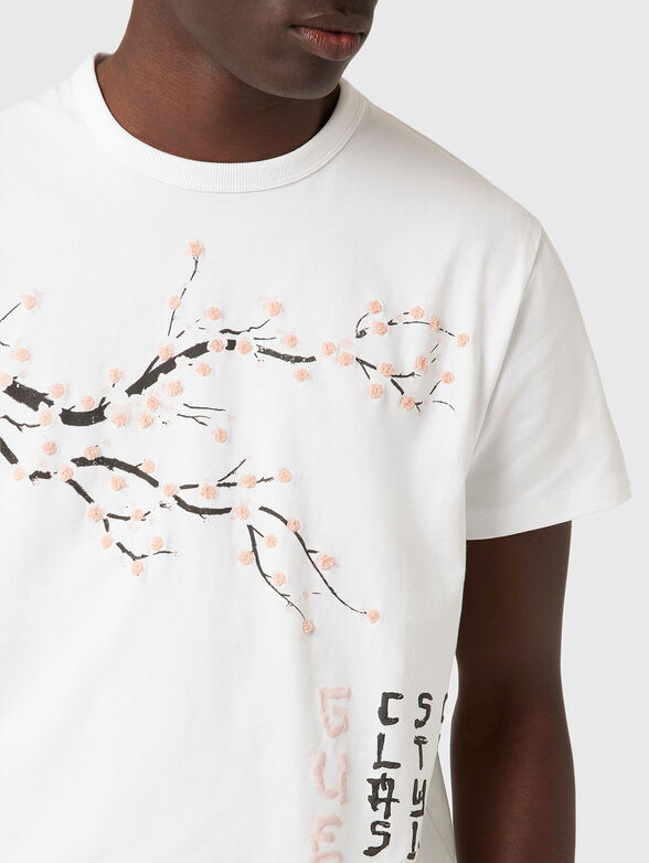 JAPANESE TREE cotton T-shirt - 4