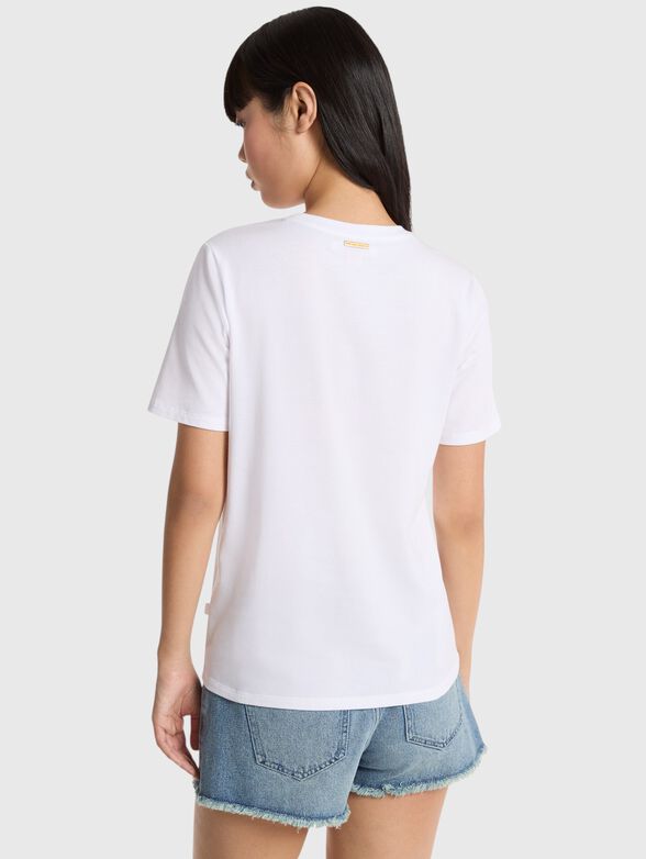 Cotton T-shirt with a logo accent - 2