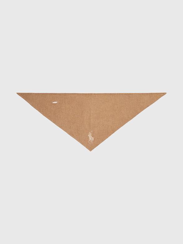 Wool scarf with logo - 2
