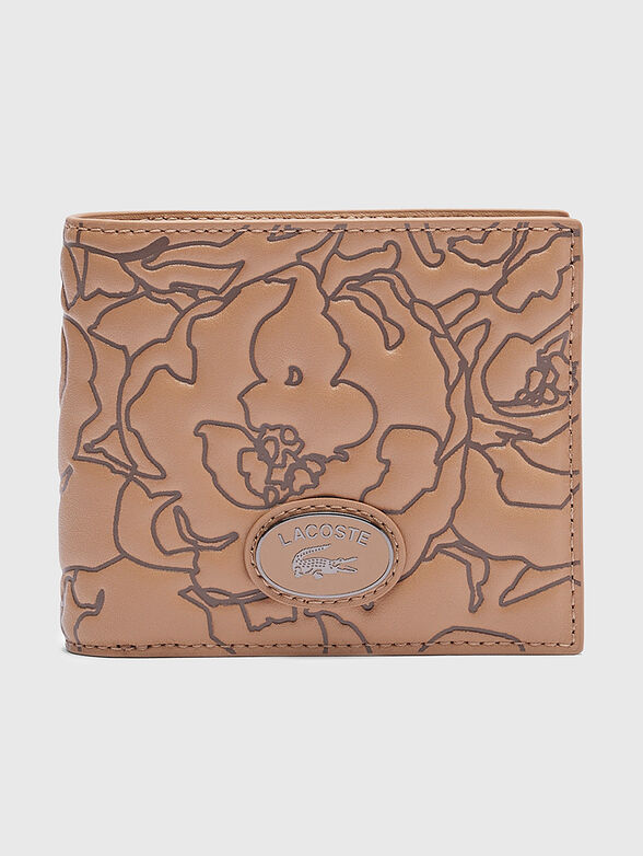 Wallet with floral details - 1