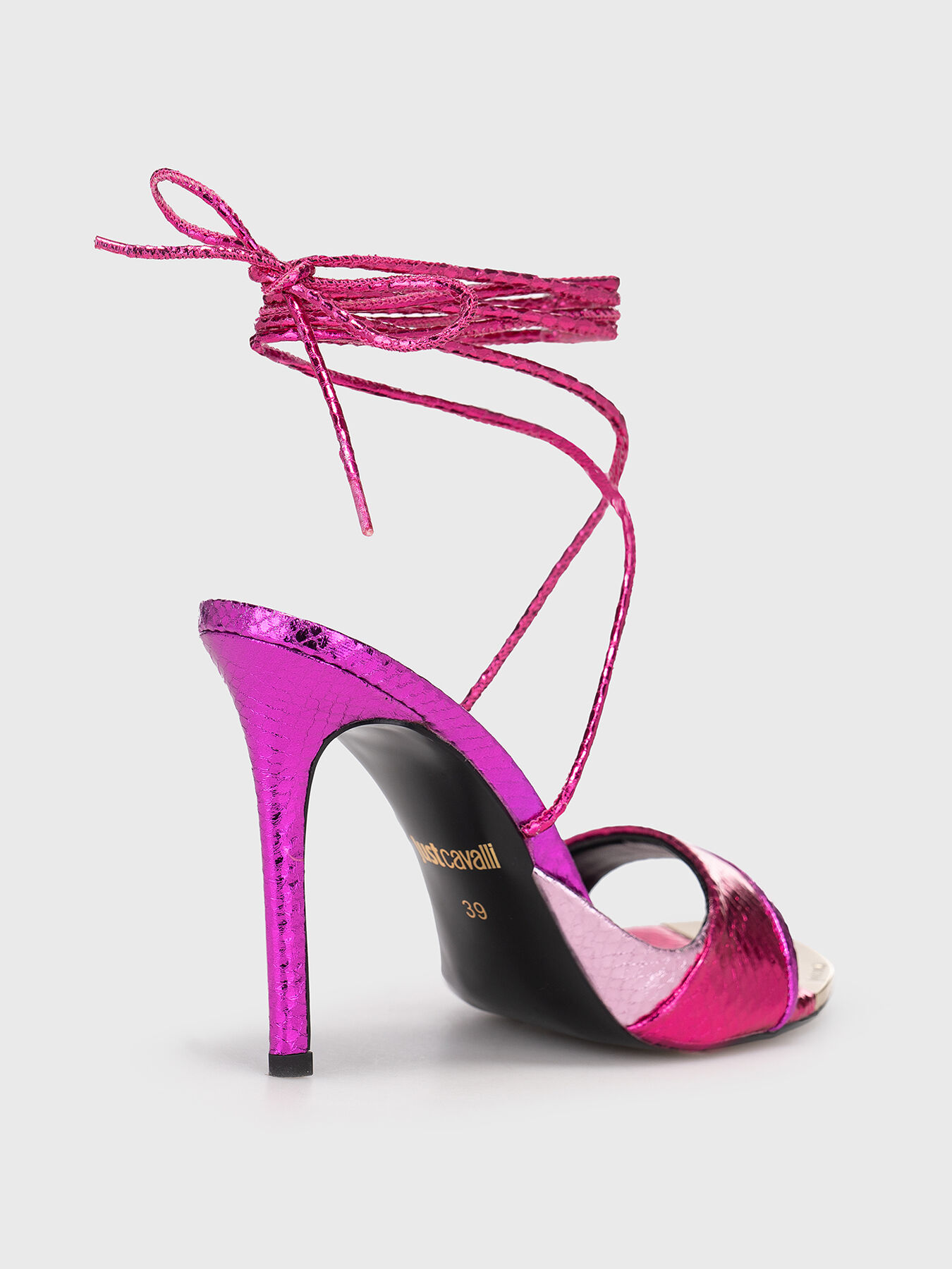 シューズ・サンダルその他 JUST CAVALLI Woman Heeled sandals Pink 76RA3S20ZSA29 455 JUST CAVALLI: Heeled sandals woman - Pink | Just Cavalli